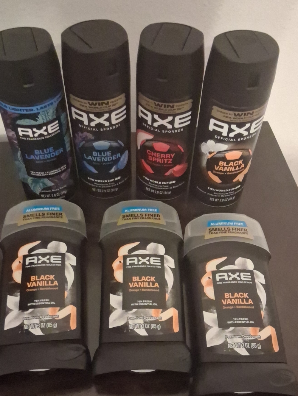 7 BN AXE Deodorants